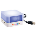 Color Changing Clock & USB Hub